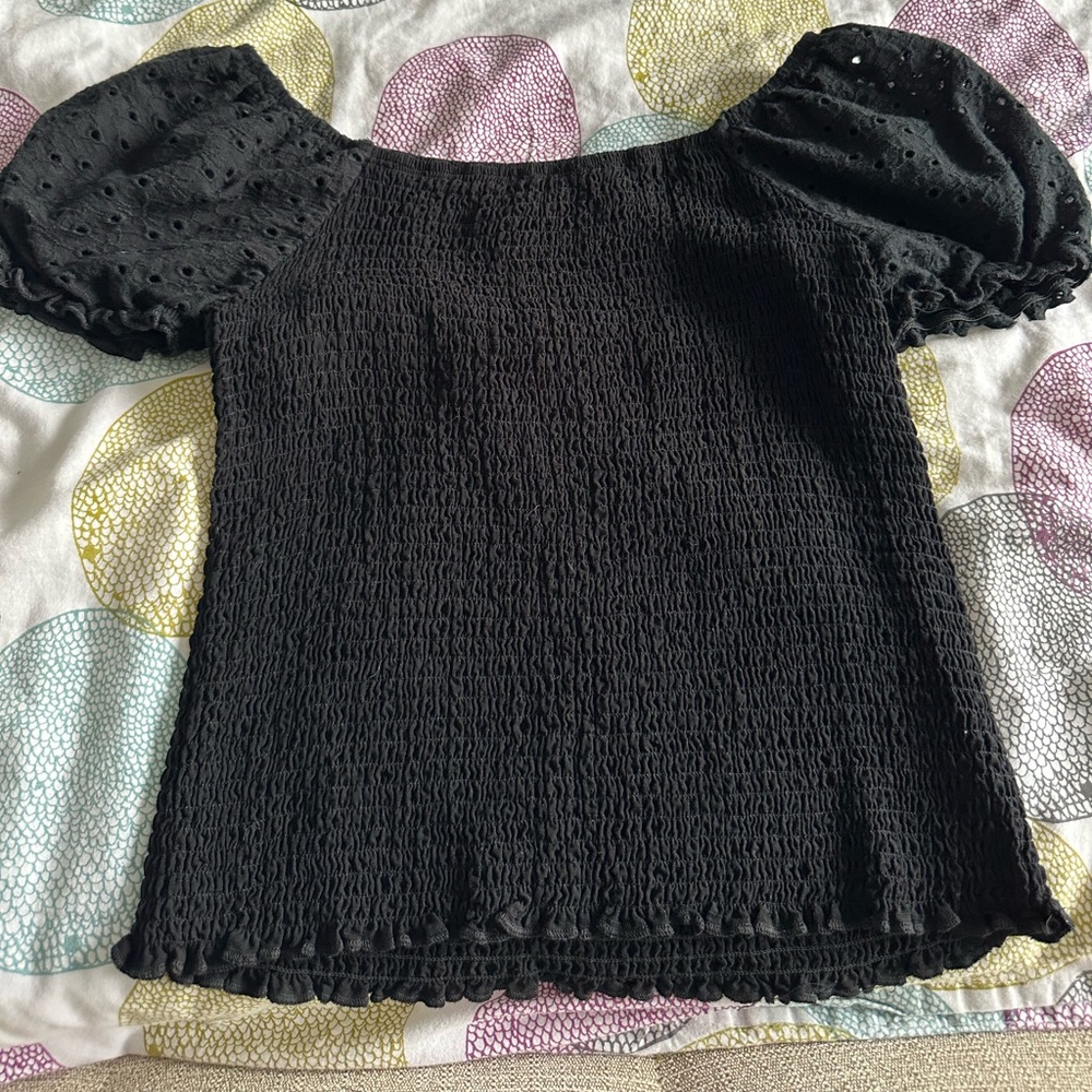Girls blouse size 14 black
